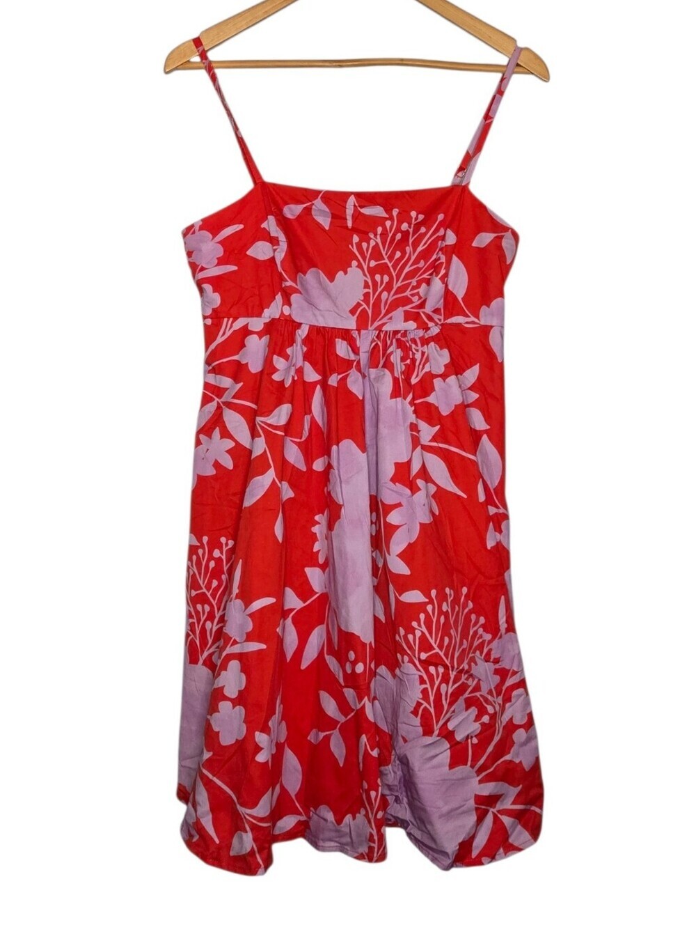 Anthropologie Hutch Wide Leg Floral Bermuda Spaghetti Strap Romper Size S